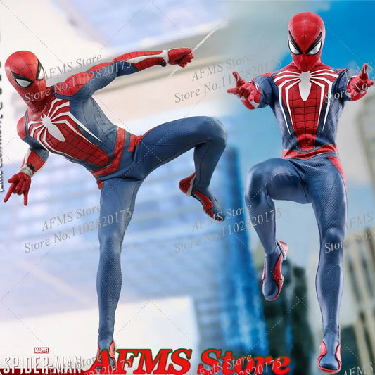 HotToys VGM31 1/6 Scale Collectible Figure Spider Man Ps4 Game Edition Advanced Warwear Edition Marvel Dolls 12" Action Figure